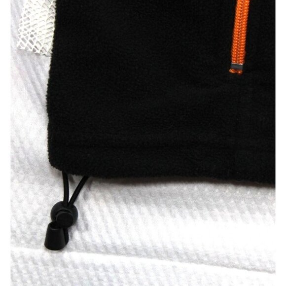 NRA-ILA Mens XL Black & Orange Fleece Vest With Zipper Pockets - Picture 8 of 10